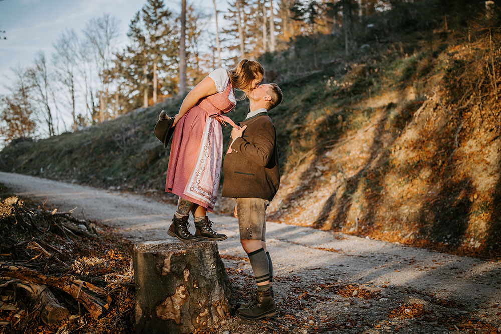 Conny und Dominik fotografiert vom Botagraph am Damberg