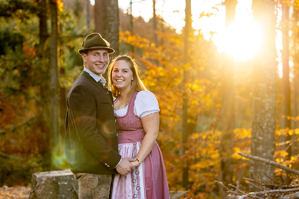 Conny und Dominik fotografiert vom Botagraph am Damberg