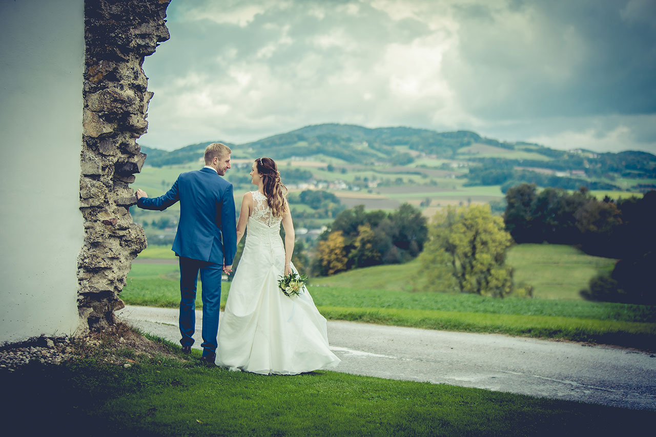 Inex und Christoph fotografiert in Luftenberg vom BOTAGraphen