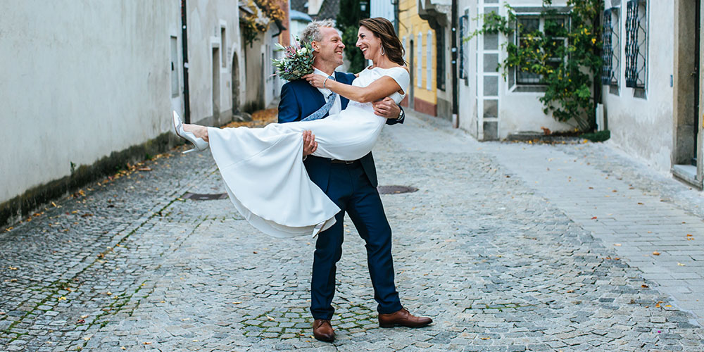 Karin und Harald fotografiert vom Botagraph in Steyr und St. Ulrich